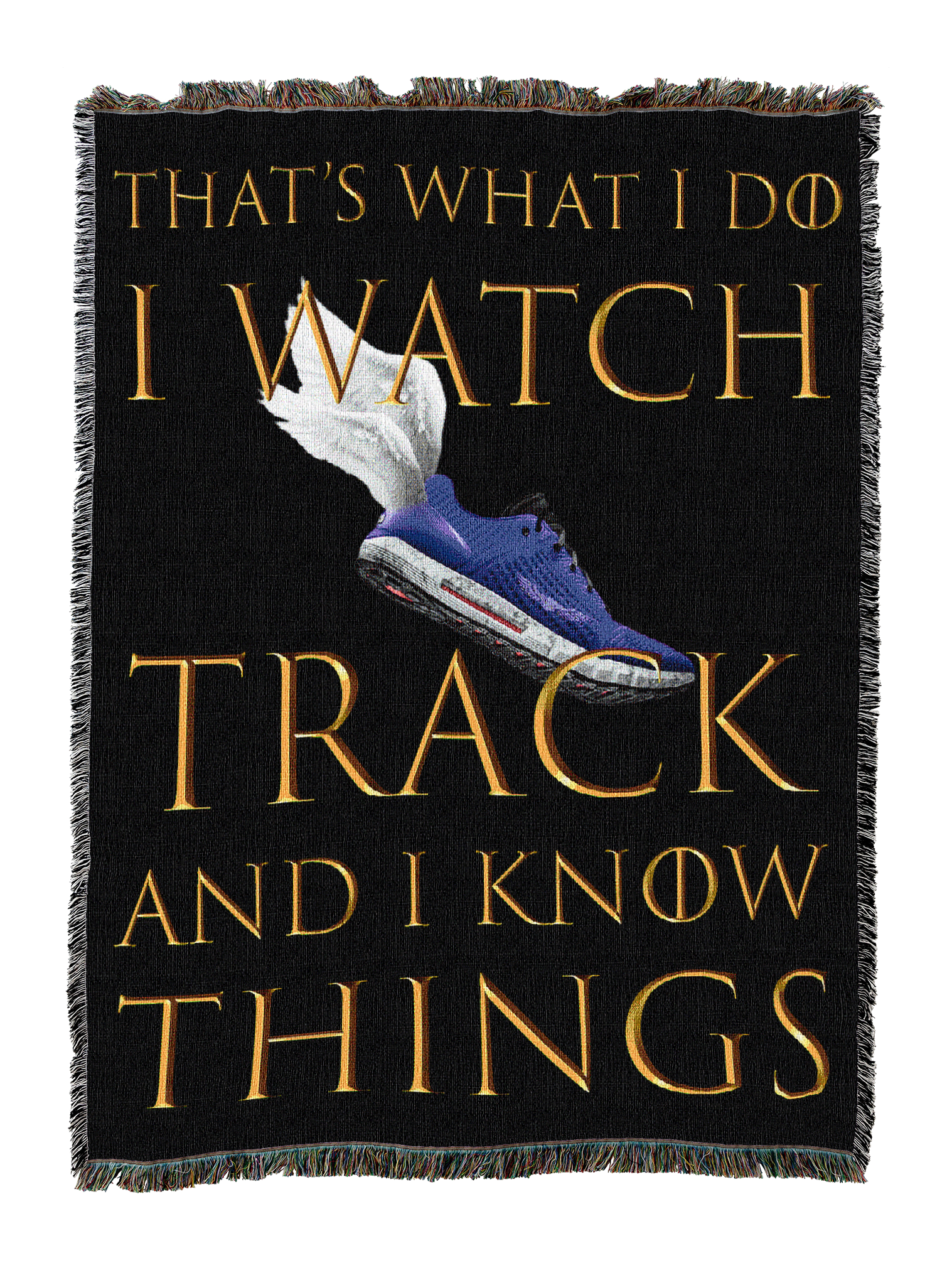 I Watch Track Blanket