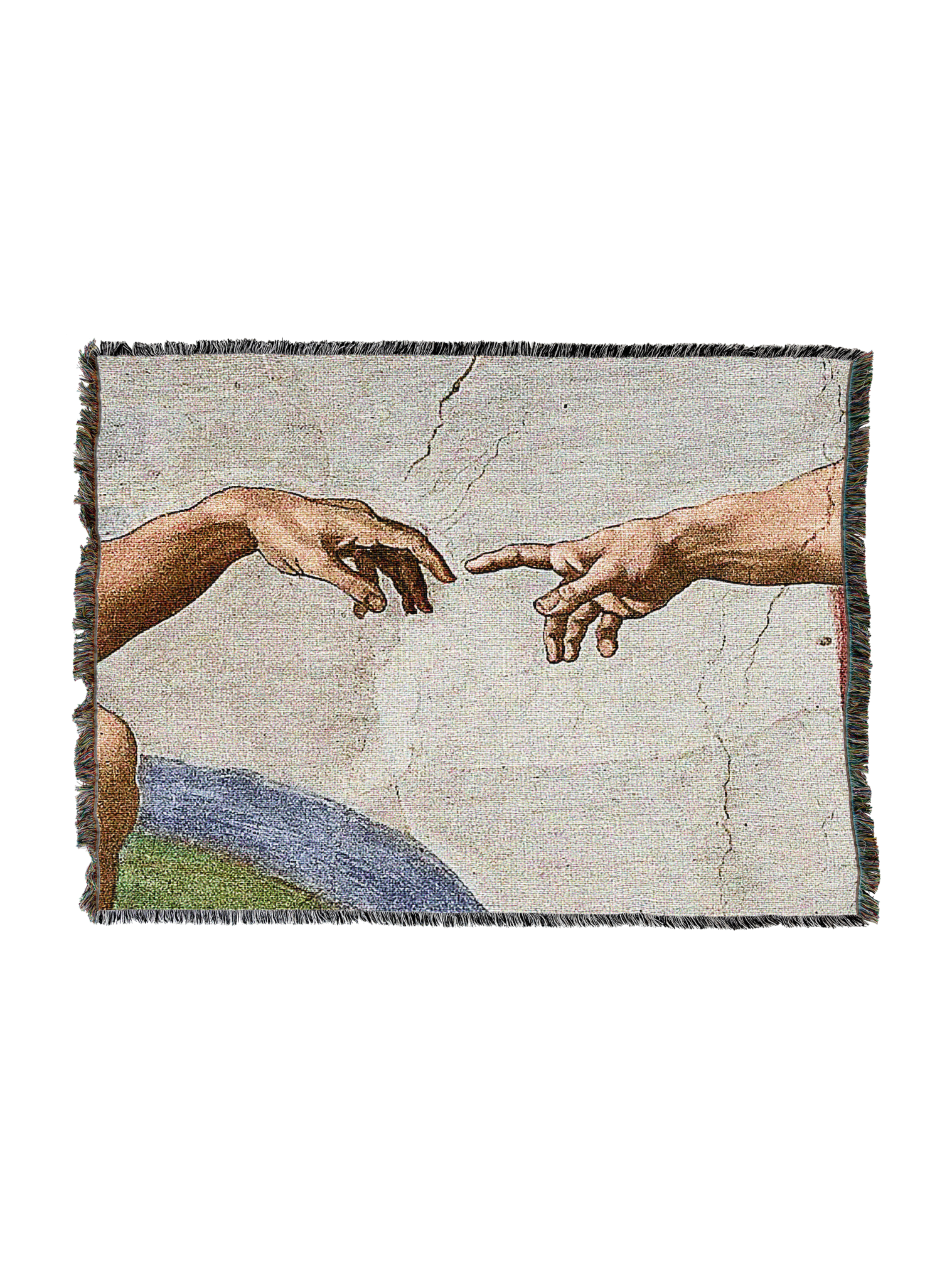 Creation Of Adam Without Words Blanket