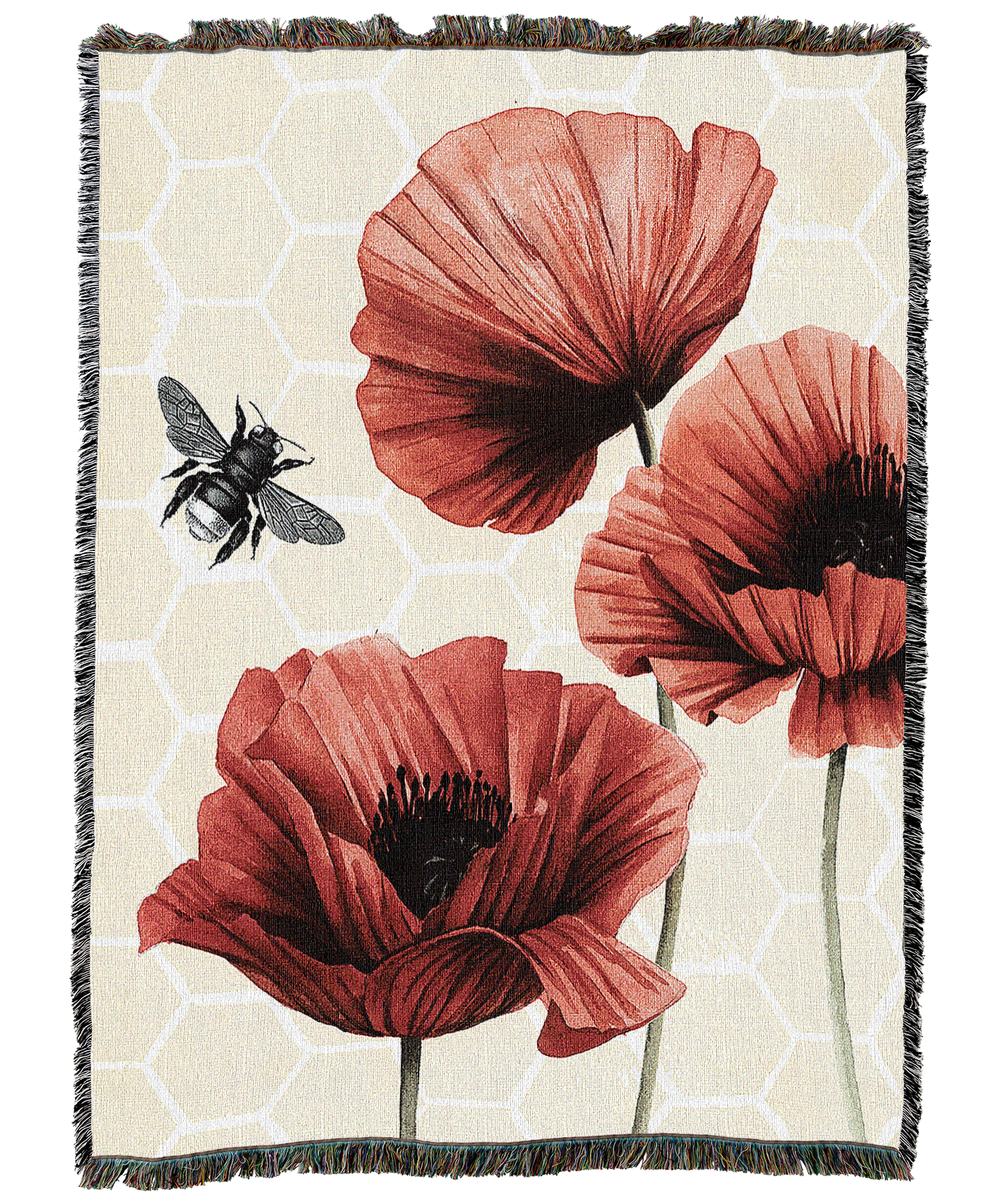 Poppy Buzz Blanket