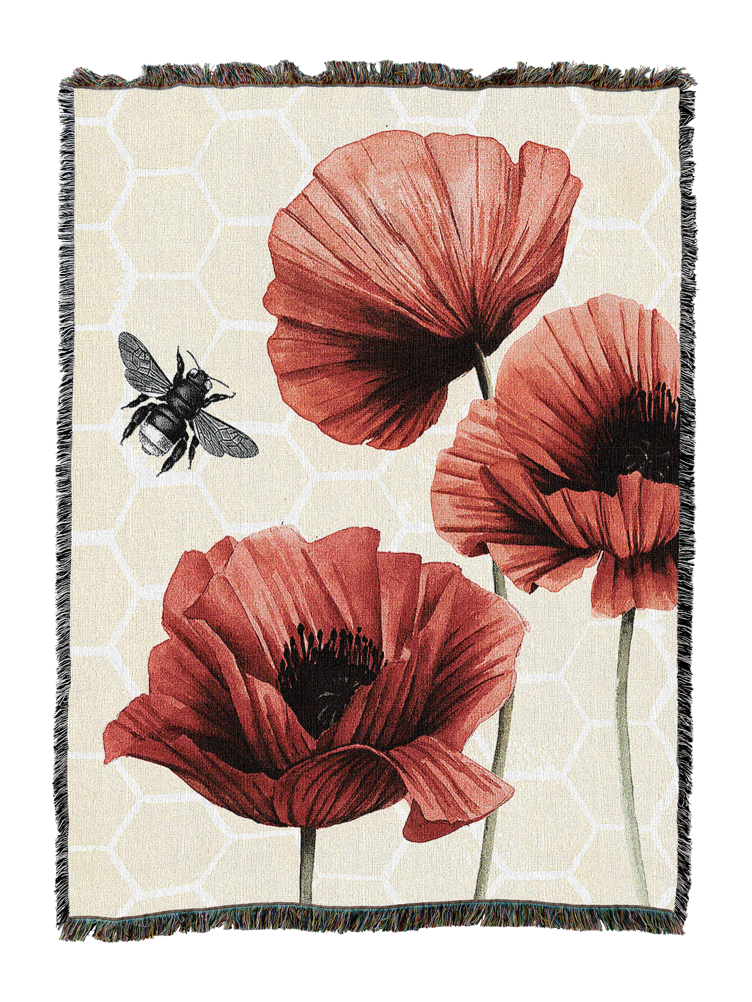 Poppy Buzz Blanket