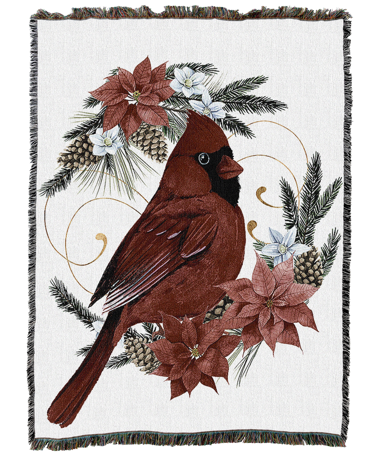Christmas Cardinal Blanket