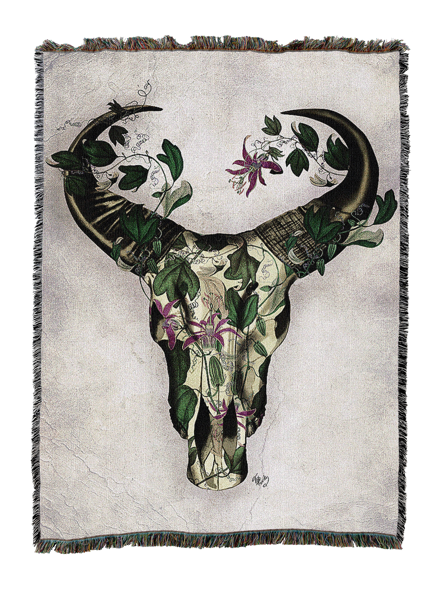 Cow Skull Blanket