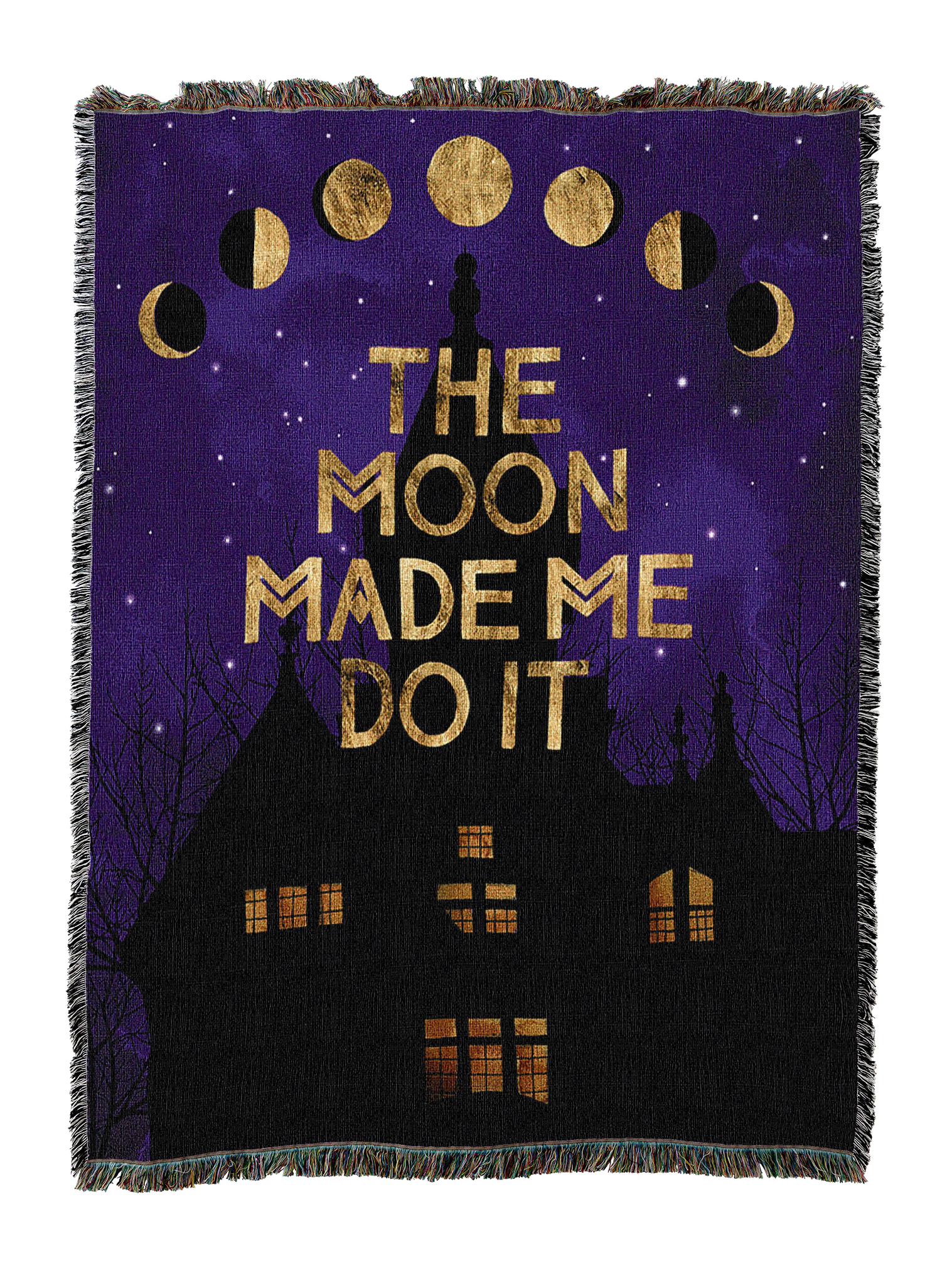 The Moon Made Me Do It Blanket