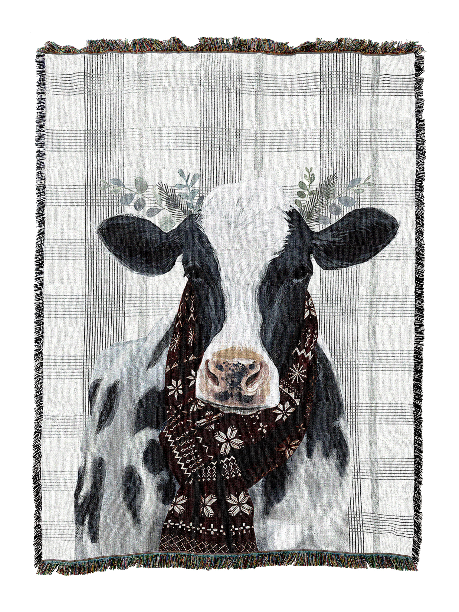 Yuletide Cow Blanket