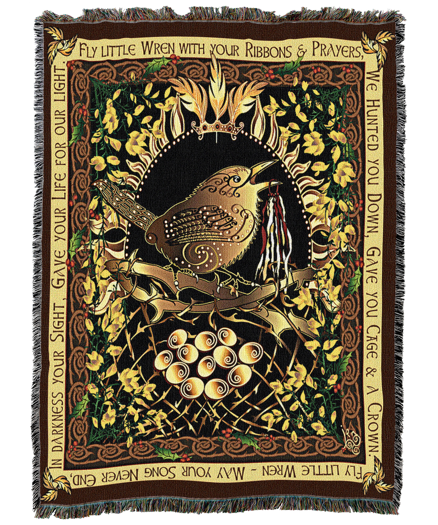 Celtic Wren Blanket