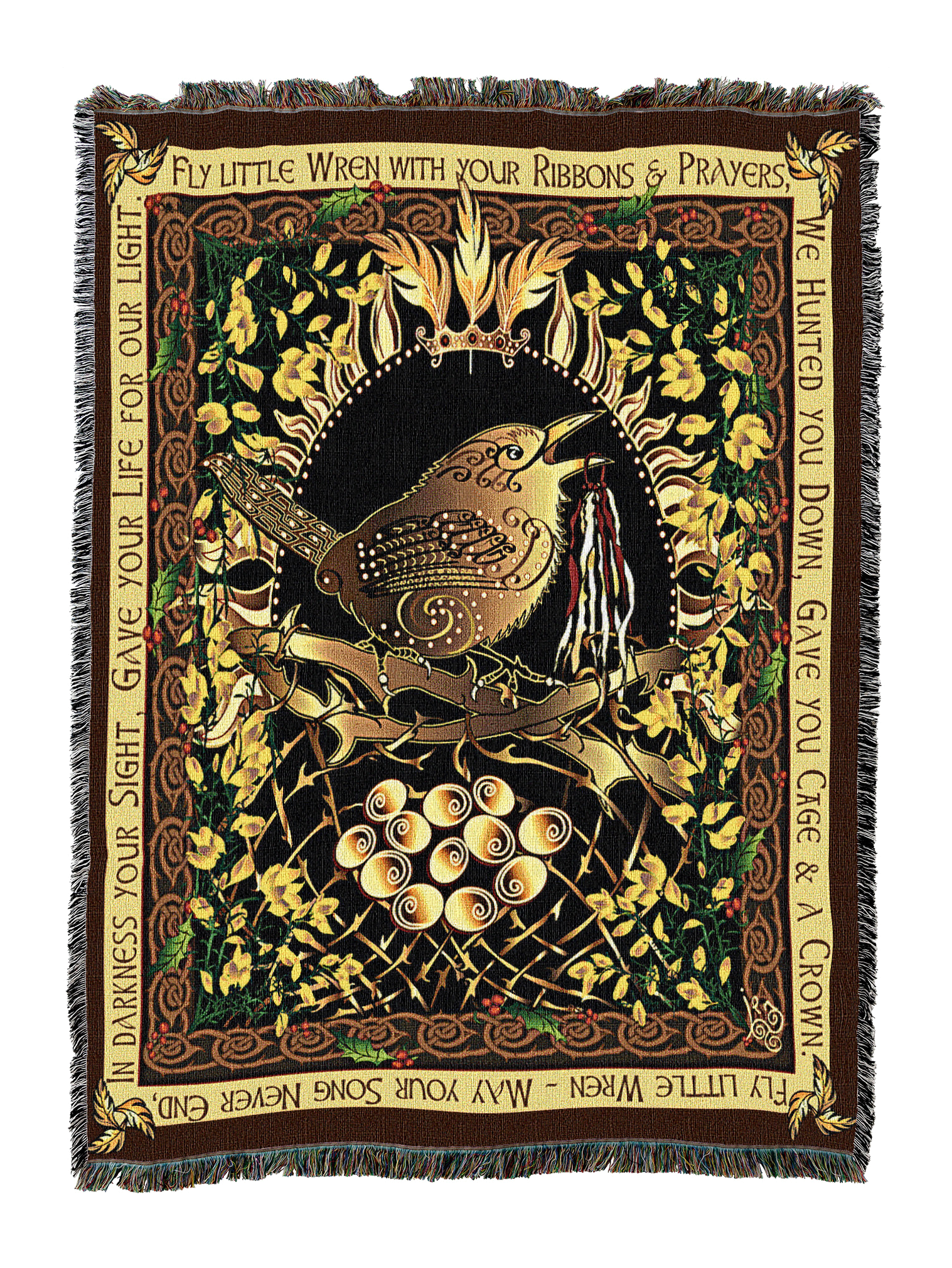 Celtic Wren Blanket