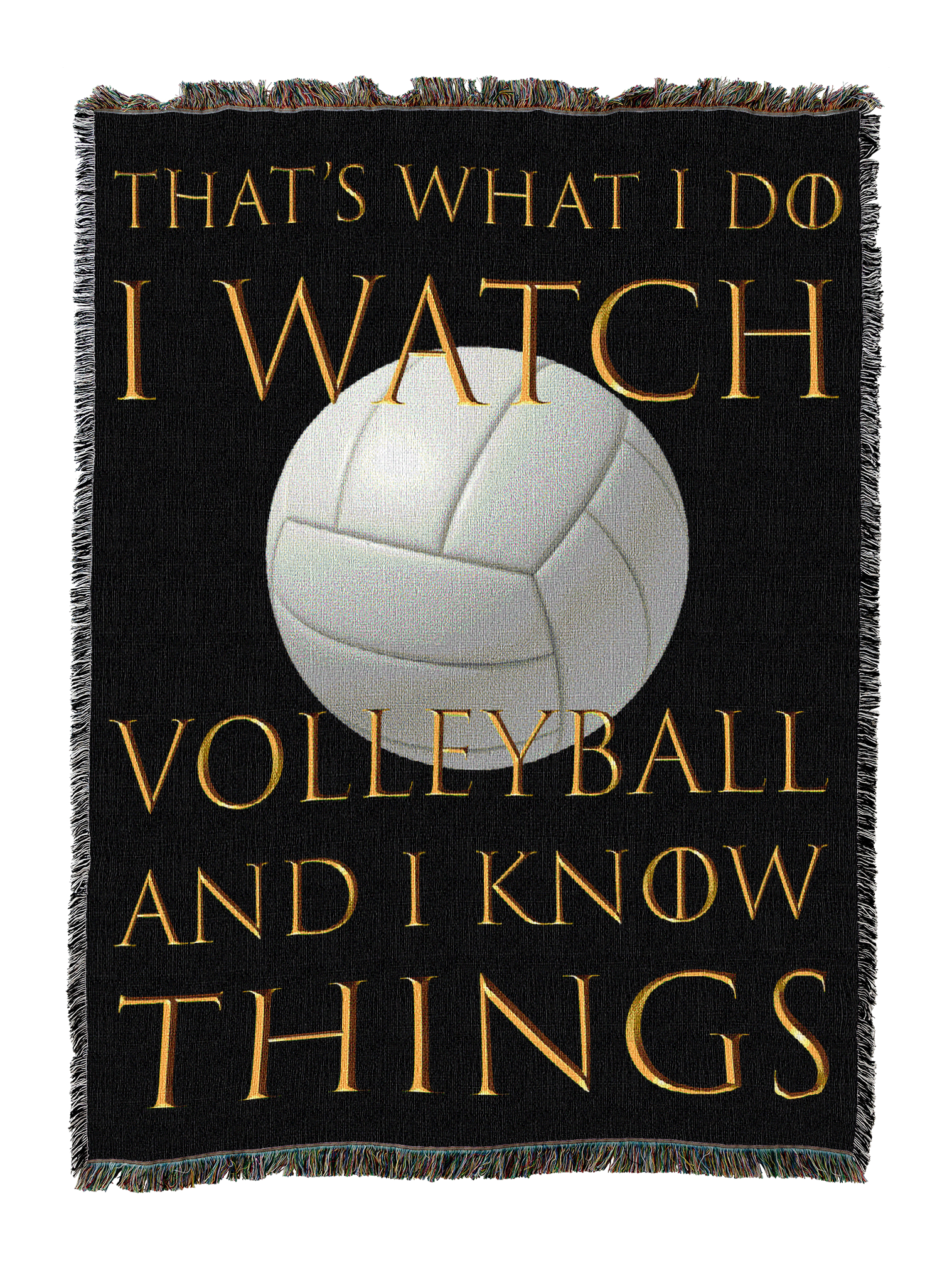 I Watch Volleyball Blanket