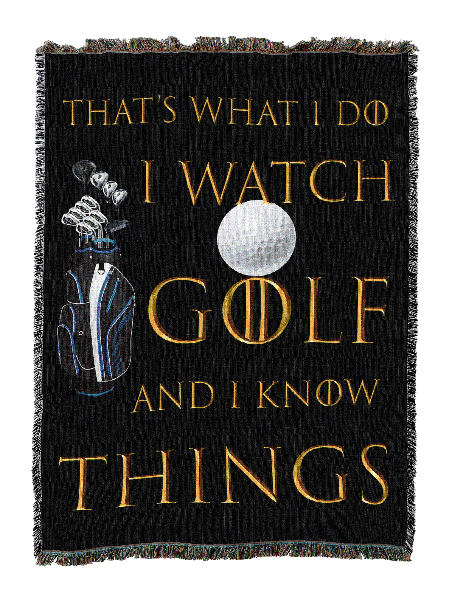 I Watch Golf Blanket