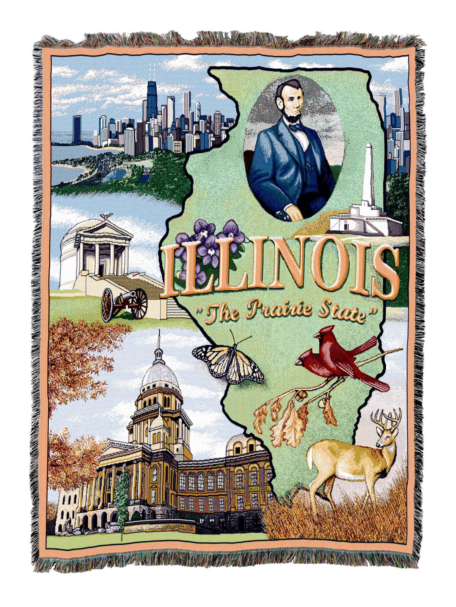 Illinois 2 Blanket