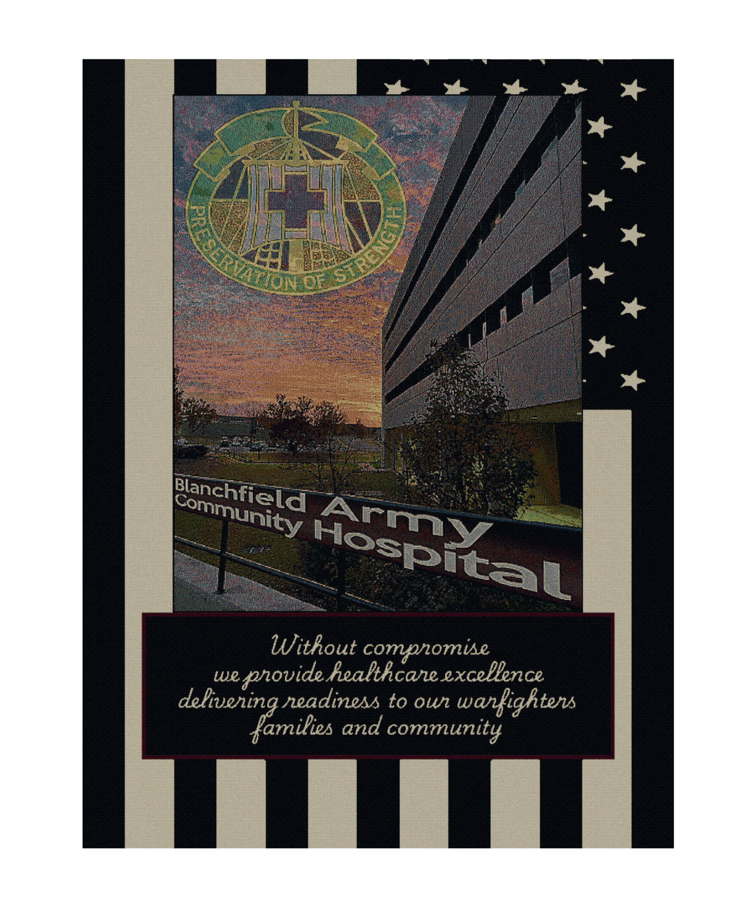 BLANCHFIELD ARMY HOSPITAL Blanket