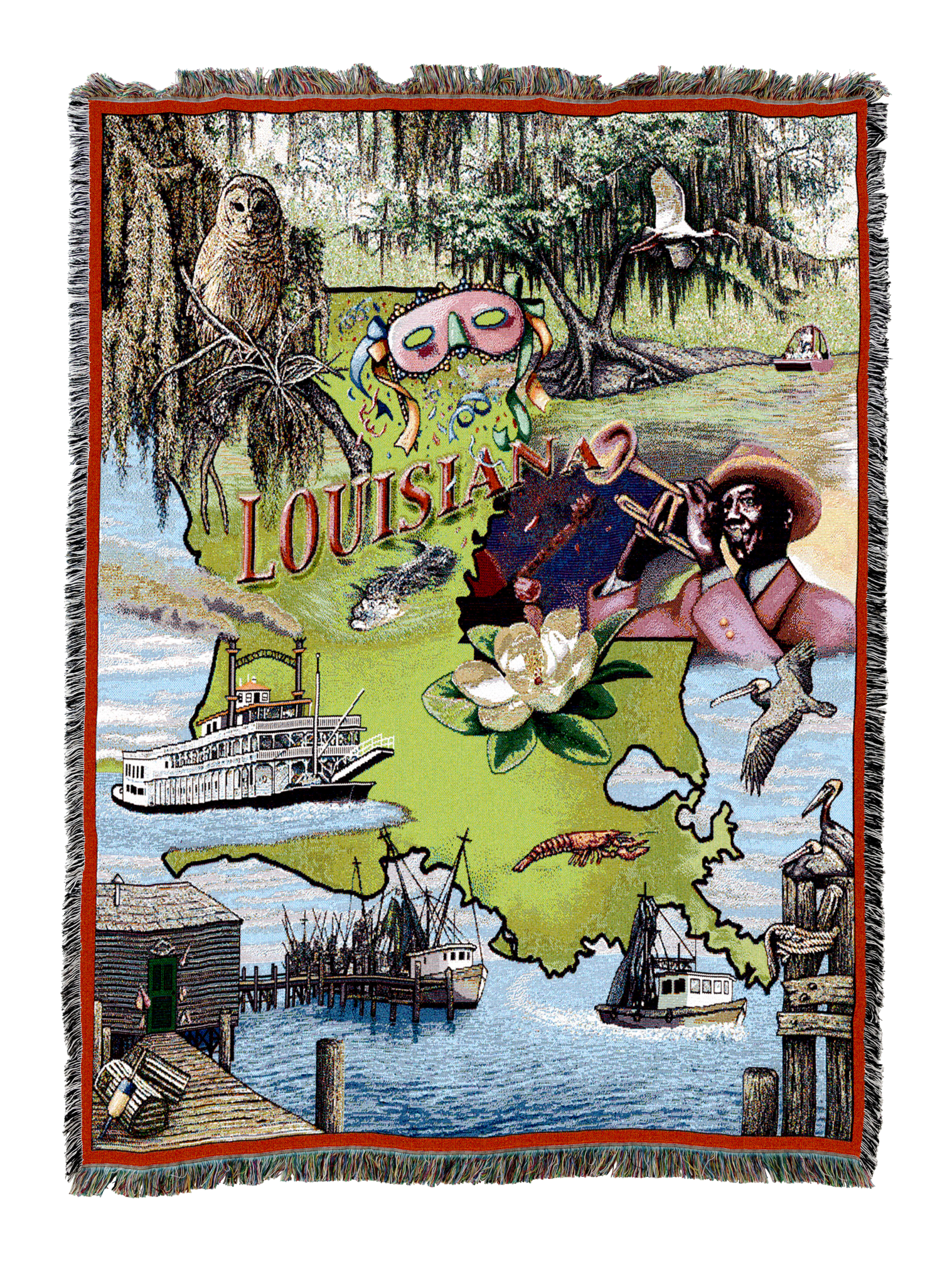 Louisiana 2 Blanket