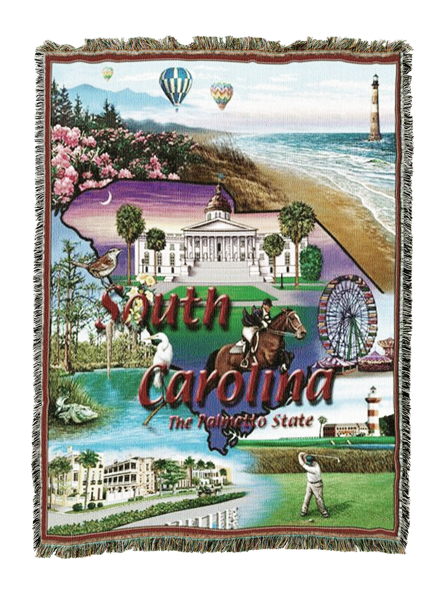 South Carolina Tapestry Blanket