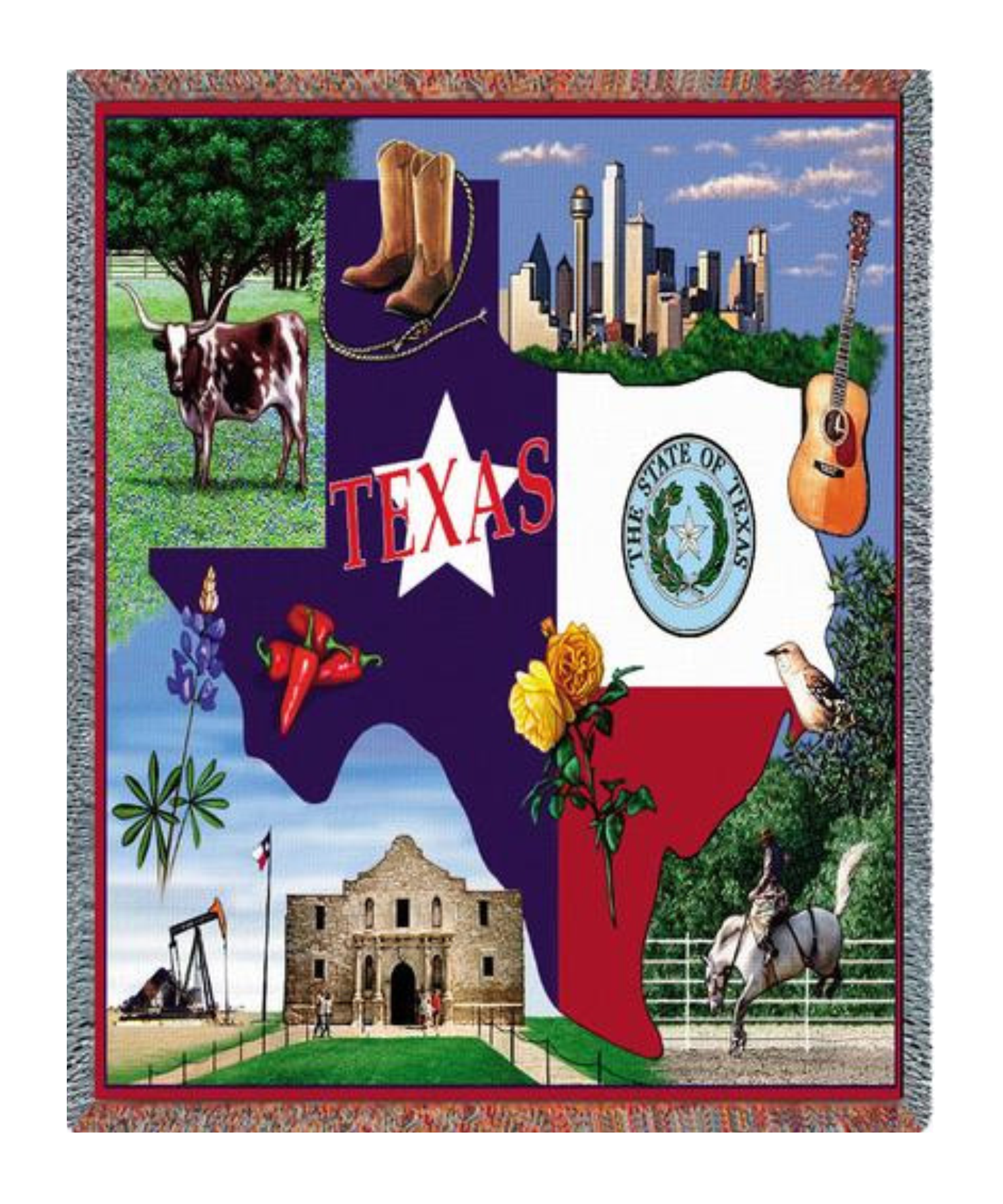 Texas Tapestry Blanket